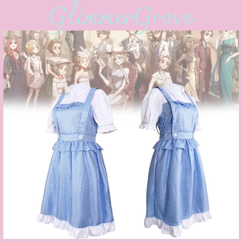 Dorothy Identity V Anime Cosplay Kostüm Lolita Polyester Kleid für Mädchen Geschenk