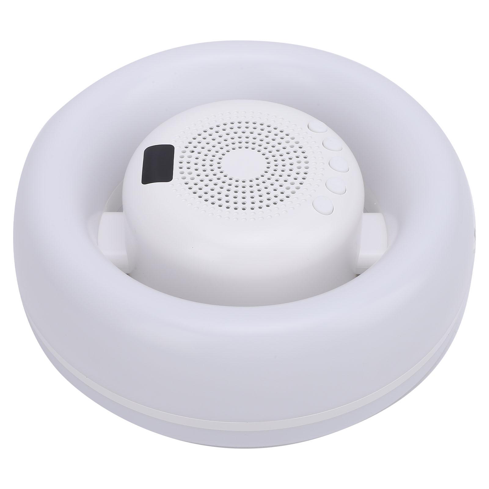 

ing Pool Speaker with RGB Lights Temperature Display IP65 Water Resistant Portable Wireless Shower Speaker for Pool Party Outdoors