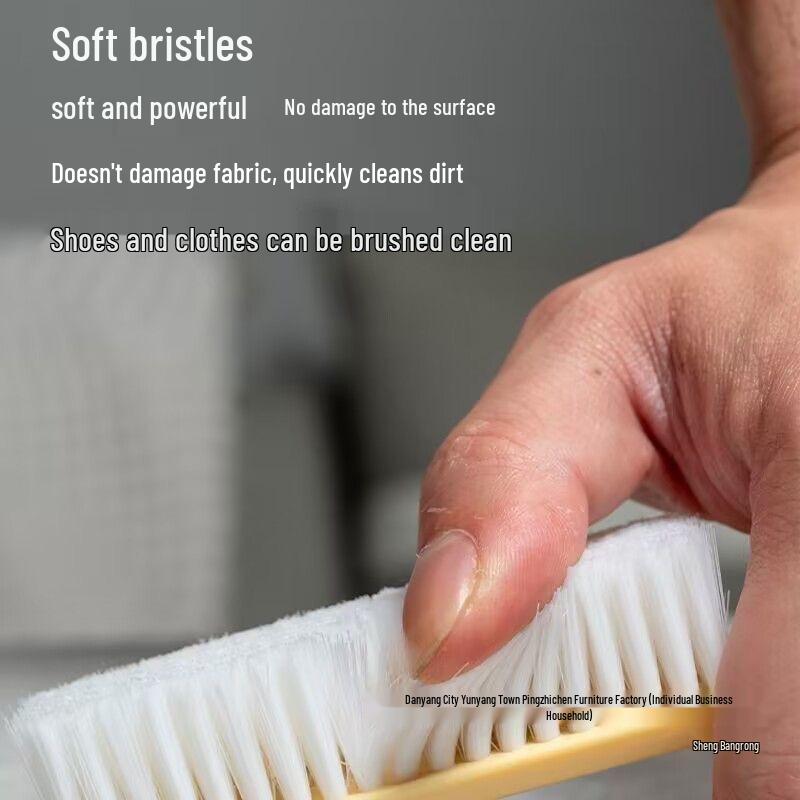 Household Soft Bristle Shoe and Laundry Brush for Shoes and Rain Boots