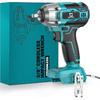 Cordless Impact Wrench for Makita Battery: 250FT-LBS 3/8 Inch Impact Gun Brushless Electric Includes LED Work Light - 2400RPM Impact Driver Wrench -