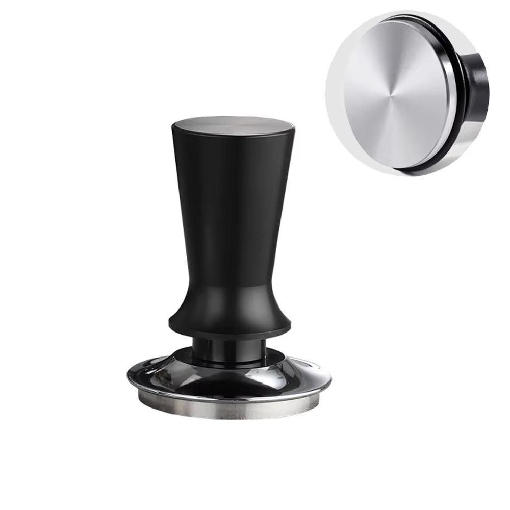 Flat/Thread Base Stainless Steel Coffee Tamper Spring Loaded Tamper  Coffee Shop