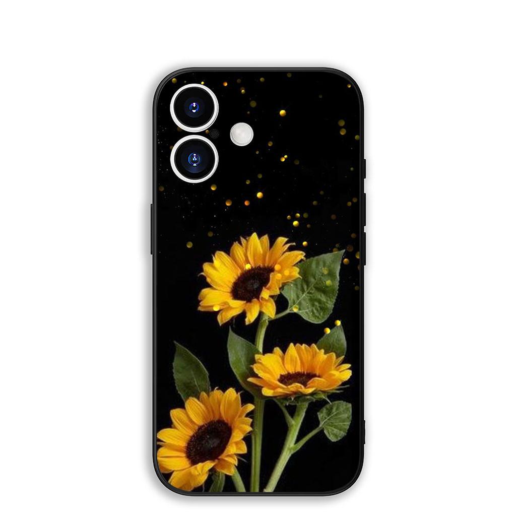Cover for Motorola Moto G82 G20 G22 G23 G32 G8 G7 G9 Power Plus G41 G30 G71 E22 E13 E20 E32 Phone Case With Sunflower Flower