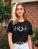 Equestrian Horseback Riding Horse Lover Horseshoe Heartbeat Adult Unisex T-Shirt