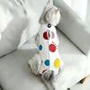 Herstelpak voor Katten Zachte Katoenen Kleding Schattige Cartoon Print Kat Vierpoot Kleding