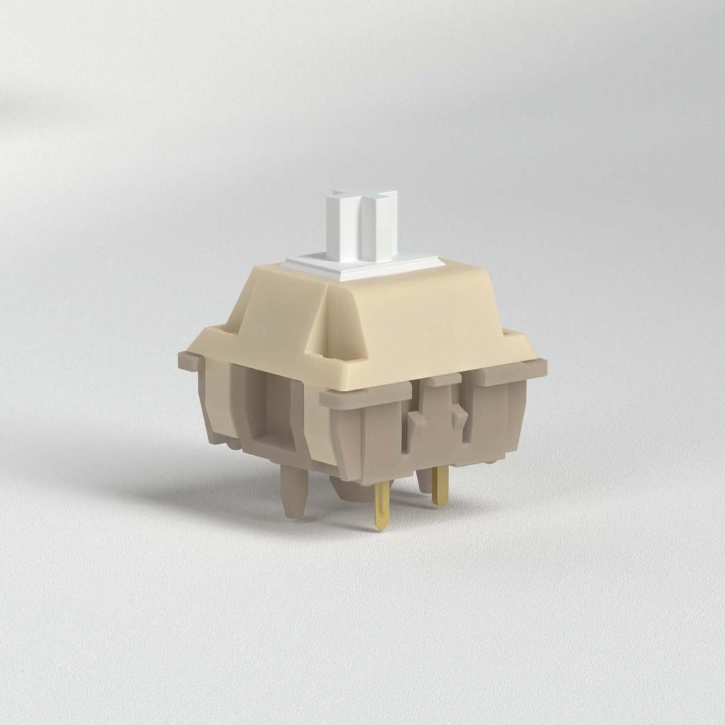 SUEHIODHY Liniowy przełącznik mechaniczny do klawiatury Nasmarowany 30 sztuk 5-pinowe przełączniki liniowe do mechanicznego zestawu klawiatury gamingowej,