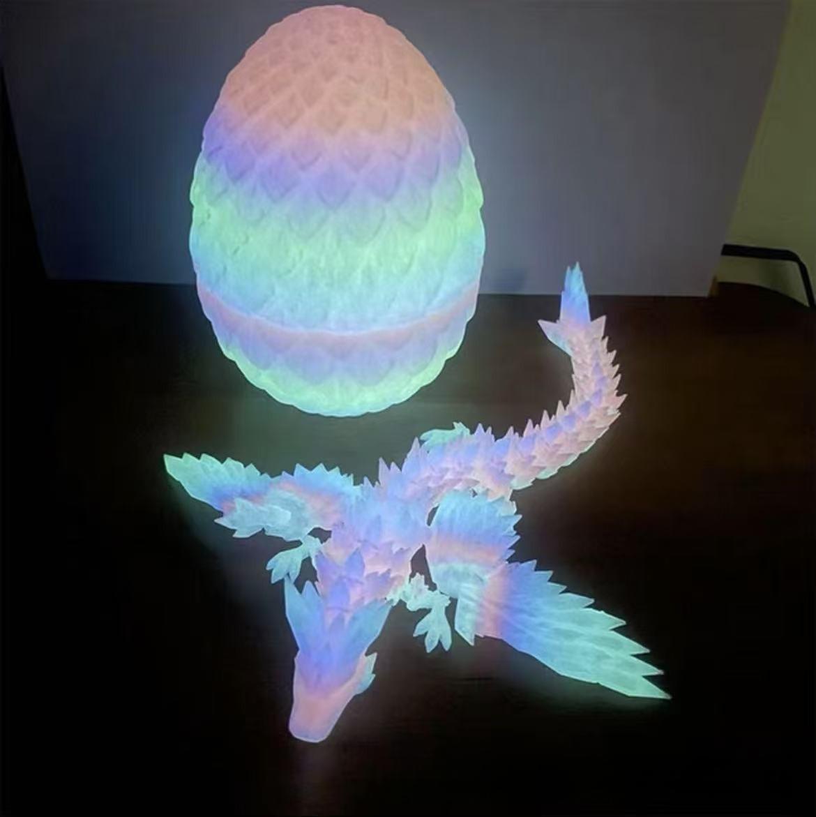 

3D-печатное украшение дракона, настольное украшение, 3D-печатные животные, поделка для дома и офиса, печатные фигурки, рождественские подарки AS picture