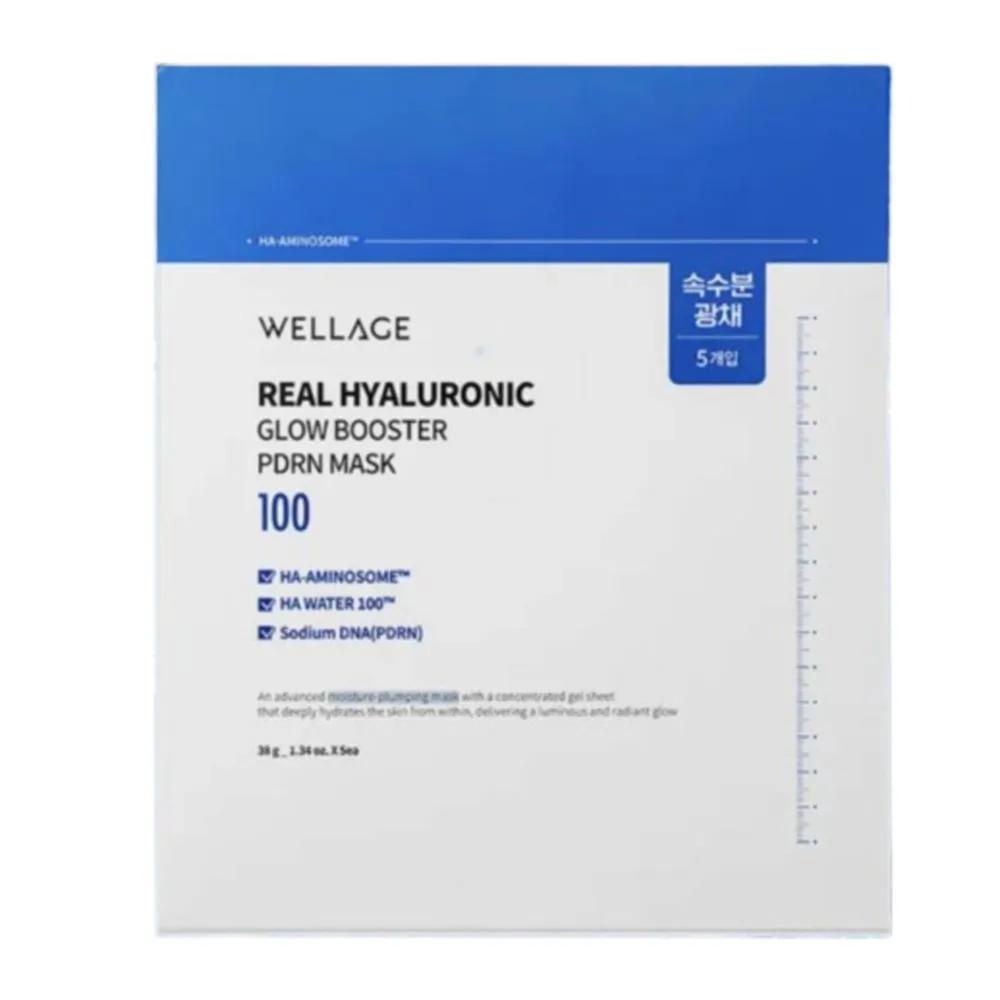 WELLAGE PDRN Moisture Glow Gel Mask 10 Sheets