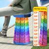 Retractable Stool with Carrying Handle Portable Height Adjustable Lightweight Heavy Duty