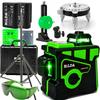 SELBSTNIVELLIERENDE LASER-WASSERWAAGE HILDA 3D KREUZLASER + STATIV 200 cm