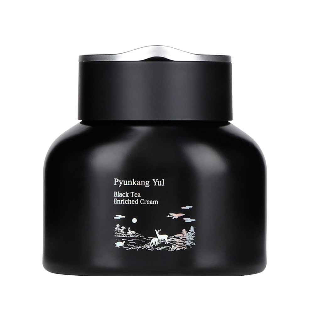 

Pyunkang Yul Black Tea Cream Enriched Kombucha Korean Skincare [PKY] 60ml, Cream, Anti-Aging Care, Formula, Moisturizing, Dry,