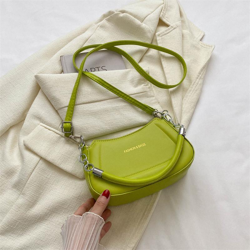 Fashionable And Chic Pink Pu Leather Small Square Bag 2023 Trend For Modern Street Style Avocado Green
