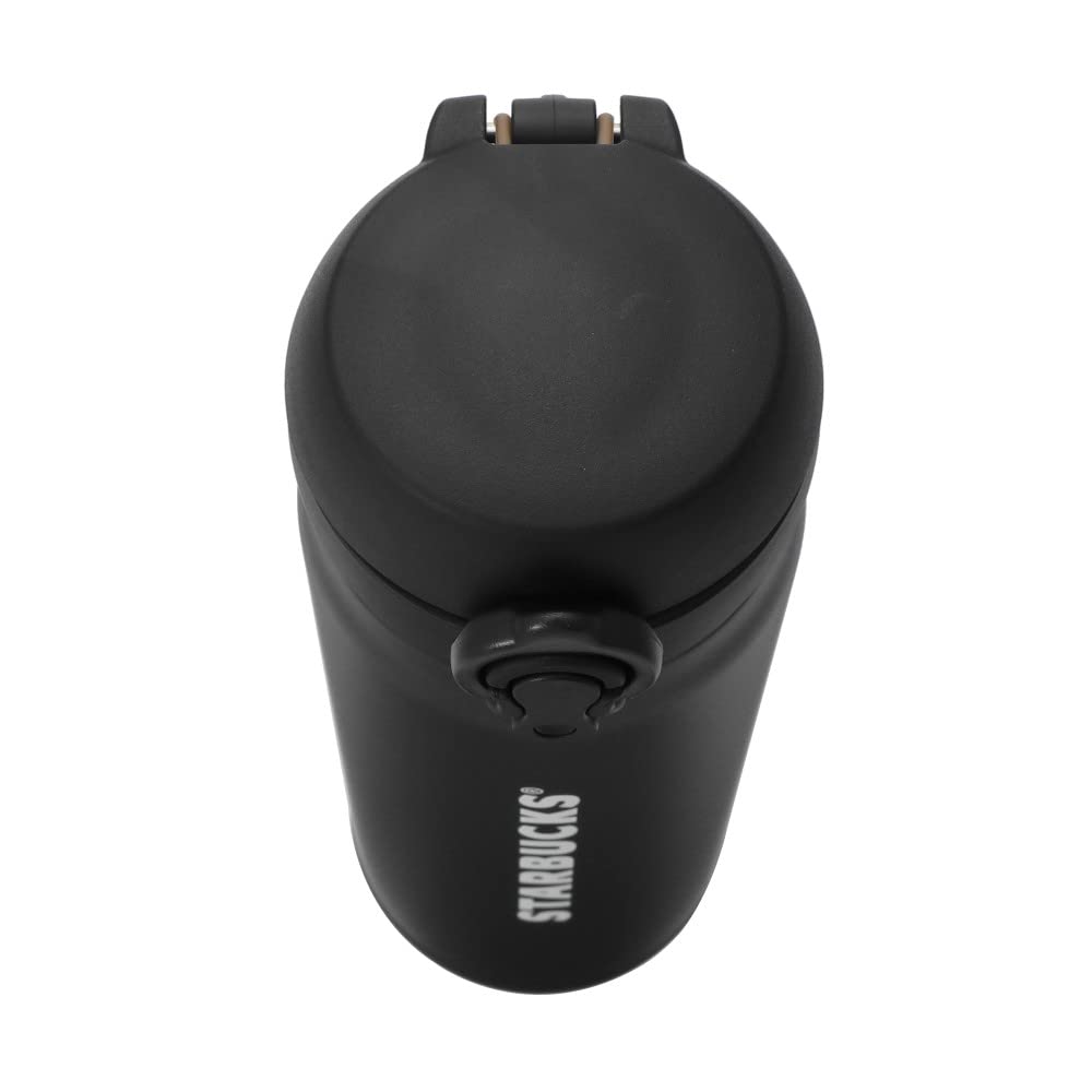 Starbucks Handy Stainless Steel Bottle Tumbler, Matte Black, 500ml (2023 Model)