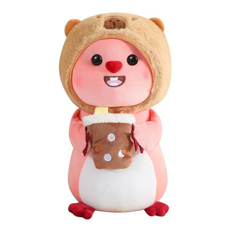 Cute Transforming Water Otter Milk Tea Plush Toy Doll For Girls Best Friends Gift