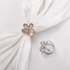 Decorative Fashion Jewelry Three-ring Women Scarf Buckle Scarf Ring Shawl Clip Koean Brooch Pin