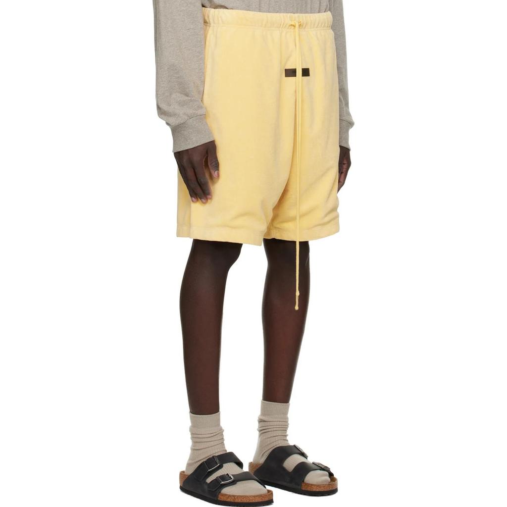 Fear of God Essentials Terry Short Light Tuscan Men Bottoms Yellow 160BT224092F