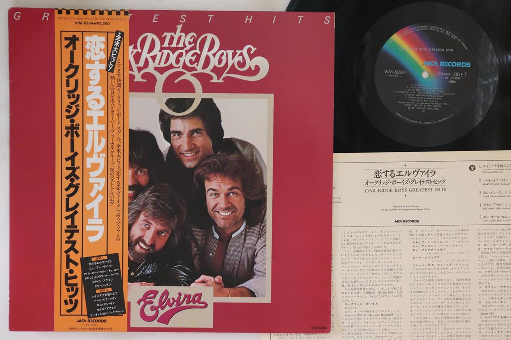 LP Record OAK RIDGE BOYS - Greatest Hits VIM6264 MCA 1980 Japan Obi Country/Folk Used