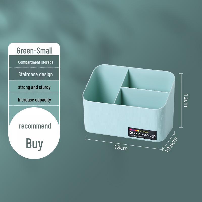 Minimalist Desktop Makeup Storage Box with Drawers for Cosmetics and Remote Control