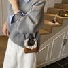 Sac à main pour petite fille à bordure en dentelle, Mini sac bandoulière mignon pour bébé, Sac à bandoulière unique pour enfant
