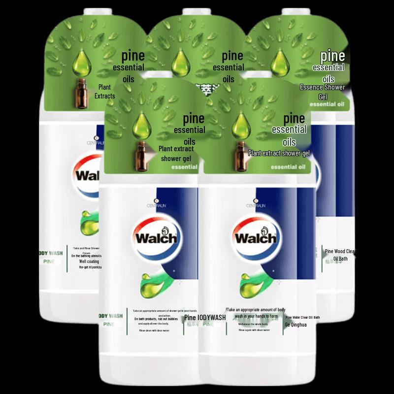 Walch Pine Essential Oil Shower Gel (5x300ml)