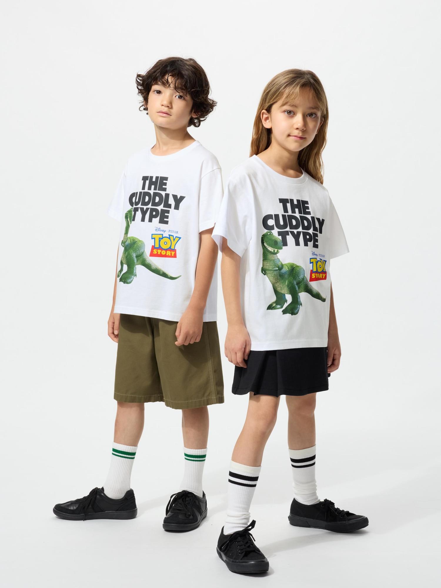 

Uniqlo Детская футболка с графикой KiDs Toy STory UT, с коротким рукавом, D