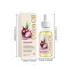 GleamXi Onion Hair Oil 60ml, Nourishing Conditioning Oil for Scalp & Dry Hair, Lightweight Serum, Moisturize Hair, Boost Shine for All Hair Types