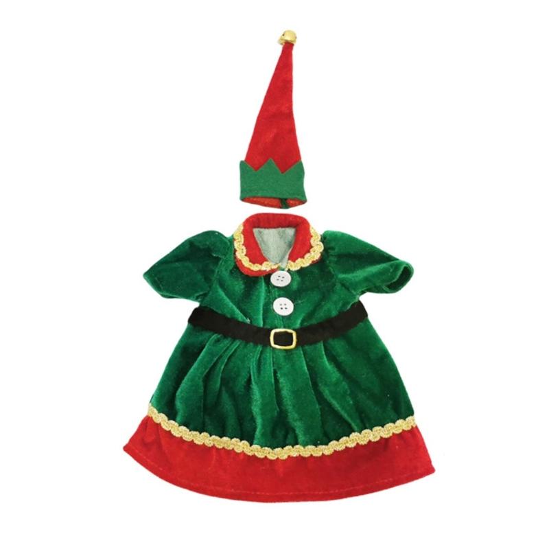 

Элегантная рождественская обертка для винной бутылки Рождественский чехол для винной бутылки Украшения для вечеринки Дропшиппинг