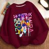 Children's Trendy Witch Hunt Team Hoodies for Autumn and Winter, Casual Long-sleeved Round-neck Hoodies for Boys and Girls