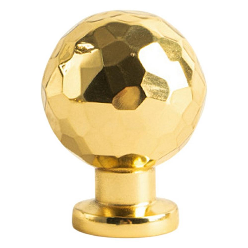 6164H Single Hole Luxury Brass Cabinet Pull Handle Hammered Texture Wardrobe Knob Drawer Handle B