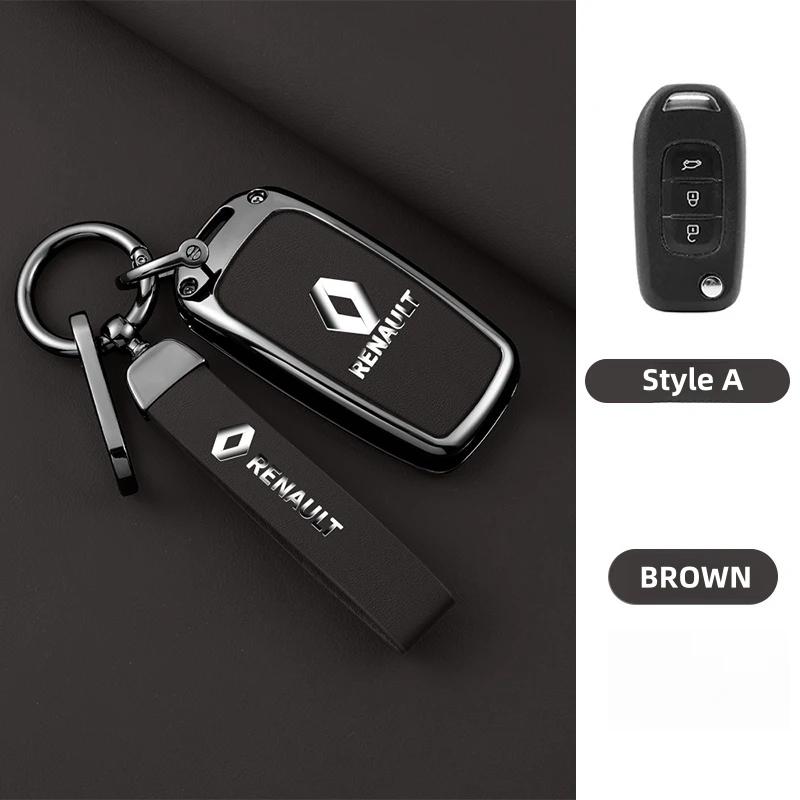 Radkappen für Renault Captur Megane Talisman Espace Clio Zoe Koleos Scenic 4 Arkana Dacia Sandero Card Fashion Metall Auto Schlüsselhülle