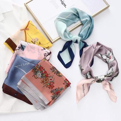 Vielseitiger quadratischer Seidenschal für Damen – Sommermode aus Japan und Korea