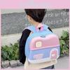 Genderneutral Kids Lovely Backpack With Adorable House Design Perfect Kindergarten For