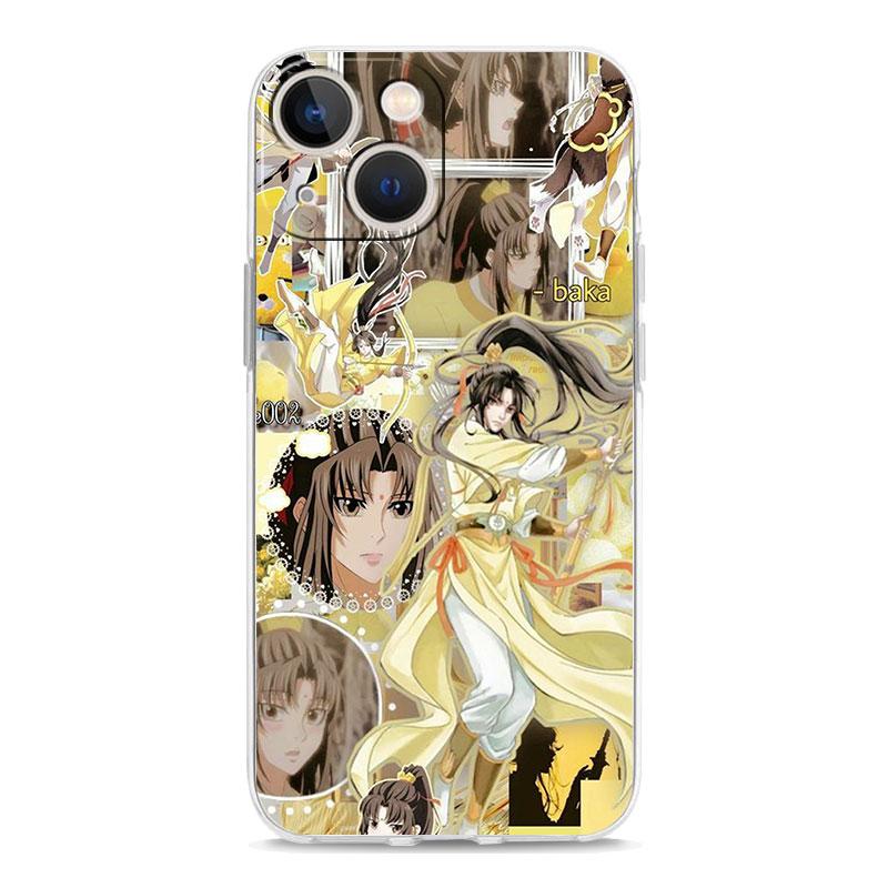 Anime Mo Dao Zu Shi Wei Wuxian Luxury Clear Phone Case For iPhone 15 16 14 13 12 11 Pro Max XS X XR SE 7 8 Plus Shockproof Cover