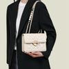 Premium bag women's niche new trendy fashion solid color messenger bag versatile trend style shoulder chain bag