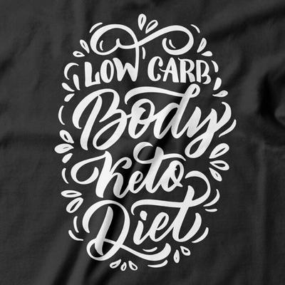 Keto Diet T-Shirt Low Carbs Food Ketosis Carbohydates | Snacks Bread Breakfast