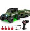 1: 64 Mini Remote Control Climbing Car With Trailer Full Size Off-road Vehicle Children Model Toy Birthday Gift
