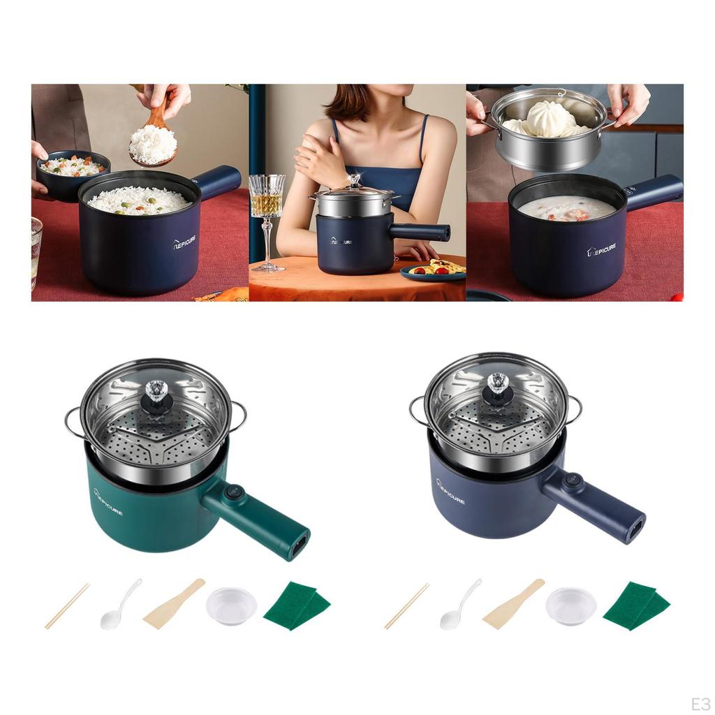 Elektrický hrnec 1,8 l Varný spotřebič Nepřilnavá pánev Mini pánev na smažení dušení