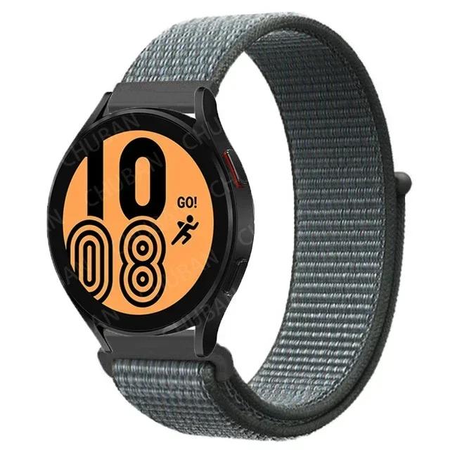 20mm/22mm Nylon Loop For Samsung Galaxy Watch 7/6/4/Classic/3/5/pro/Active 2 Sport Breathable Band Huawei Watch GT 4-3-2e Strap