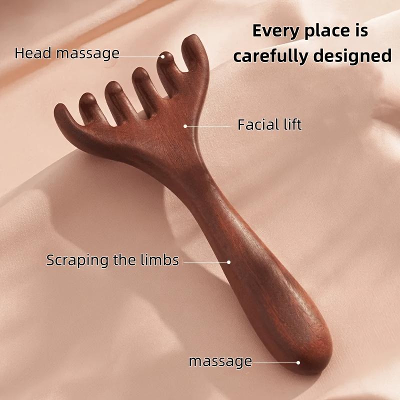 2pcs Dual-Purpose Antler Massage Combs Designed for Meridian Stimulation And Scalp Help to Alleviate And Enhance Sleep Quality