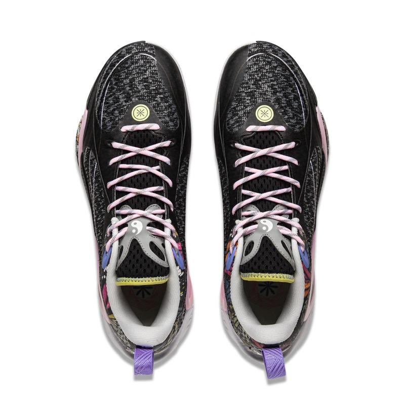 Li-Ning DLO1 Butterfly D'Angelo Russell 1st Gen Men Low Top Basketball Shoes Black Gray ABPV009-5
