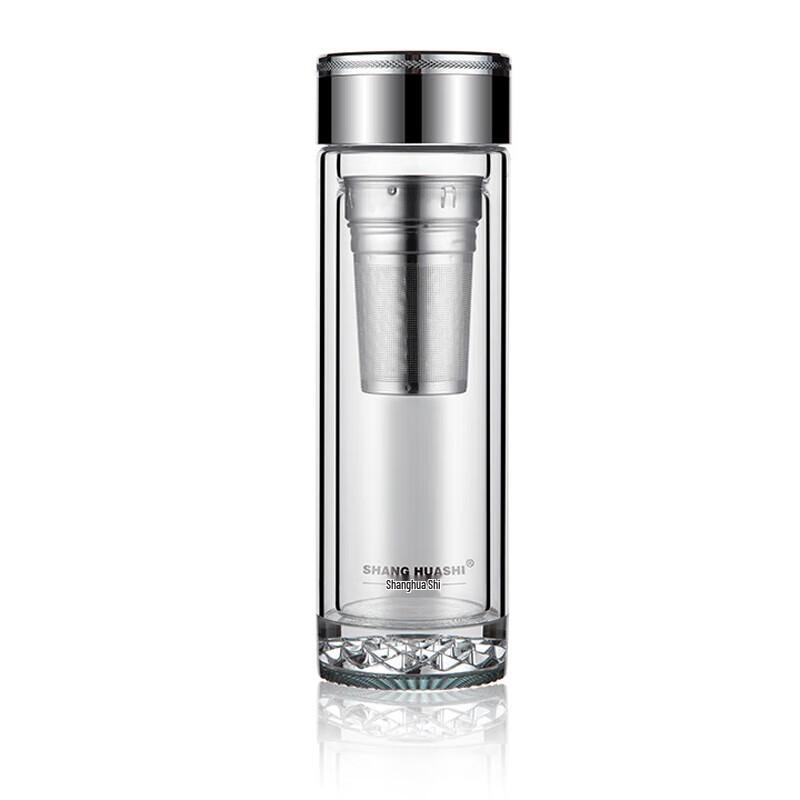Shanghuashi SHS-861 Noble Crystal Double-Layer Tea Tumbler