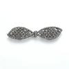 5 Pair Shiny Cheongsam Buckle Brooches Sweater Buttons Clothing Pins Crystal Cardigan Clip Cape Cloak Clasp