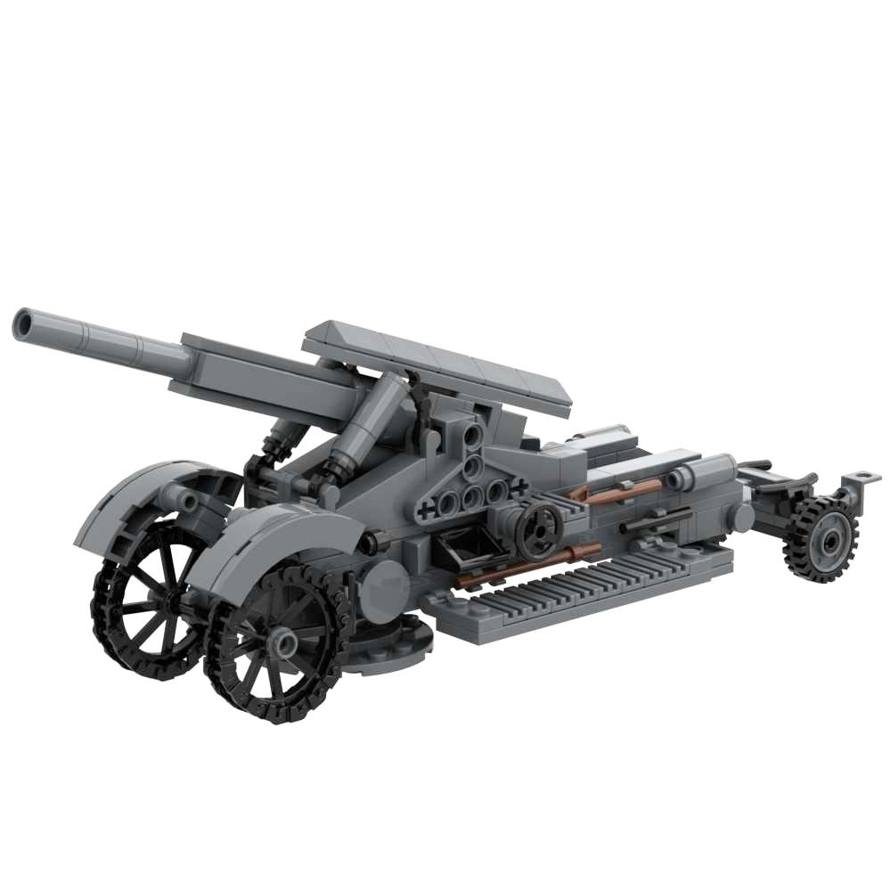 Stavebnice M777 Houfnice Flak 36 pak40 M102 M198 Bofors 40mm Protiletadlové Protitankové Dělo Dělostřelectvo Bitevní Lodi Vojenská Stavebnice