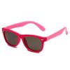 Polarized Silicone Baby Sunglasses - Anti-UV, Color Block, Fashionable Kids' Eyewear