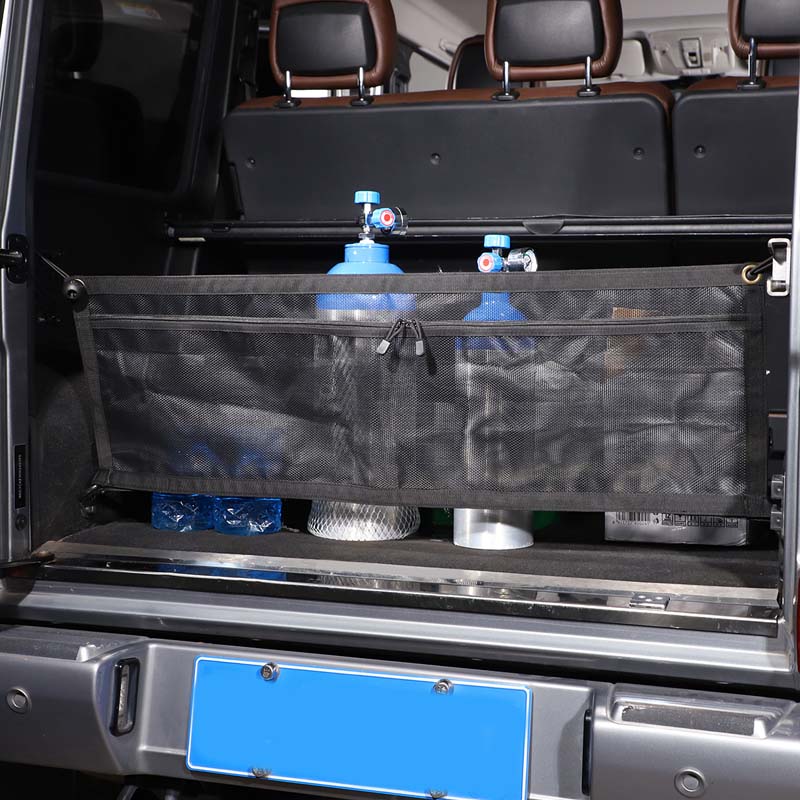 Car Rear Trunk Boot Organizer Pocket storage net pocket For Mercedes Benz G Class W463 2004-2018 Car Accessories