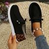 Fashion 2025 New Arrival Plus Size Casual Sneakers Breathable Two-Tone Flat Shoes Light Weight Versatile Lace-Up Walking Shoes for Women