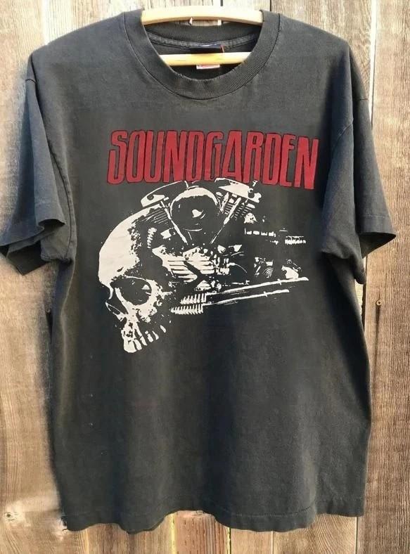 Soundgarden Band Tour T shirt 90s Retro style Men Women Unisex Vtg S-5XL Unisex T-Shirt L
