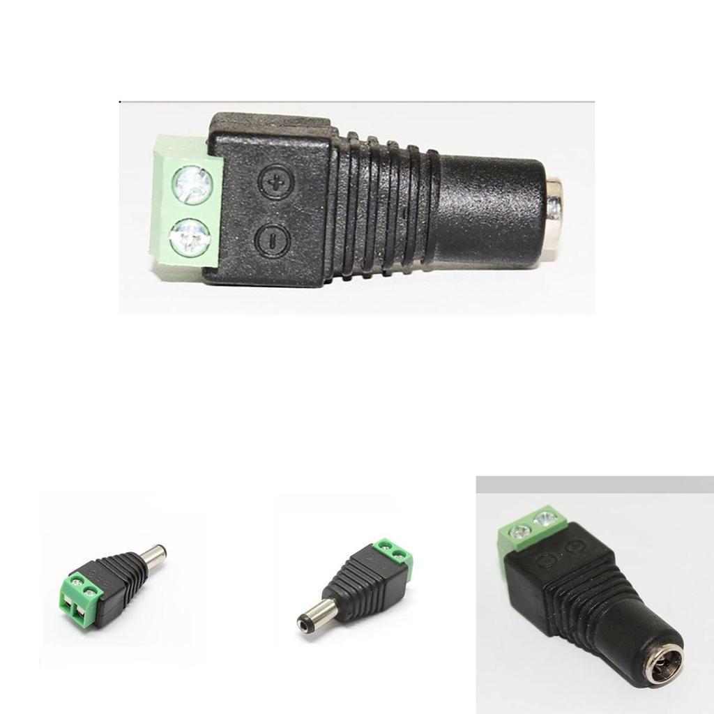 Premium Qualität Männlich Und Weiblich 2.1x5.5 Mm DC Stromstecker Buchse Adapter Für CCTV-Anforderungen