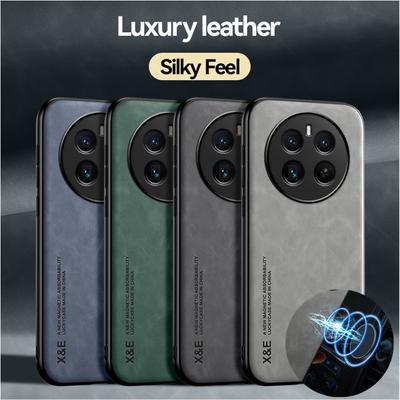 Luxury Shockproof Case for Huawei Nova 12i 12S 12 SE Protective Cover Magnetic Car Holder Phone Business Full Protection Cover