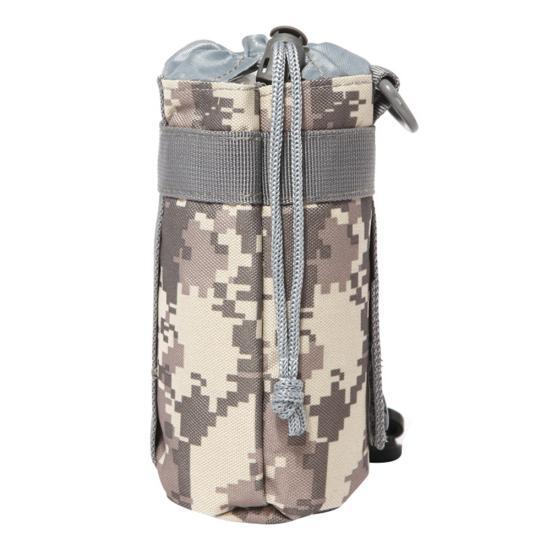 Outdoor Portable Tactical Military Hiking Water Bottle Kettle Bag Pouch Holder