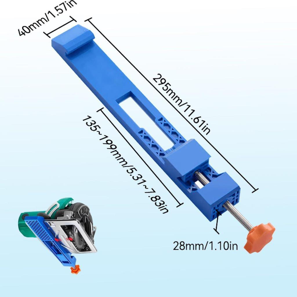 Adjustable Rail Base for Cutting Machine